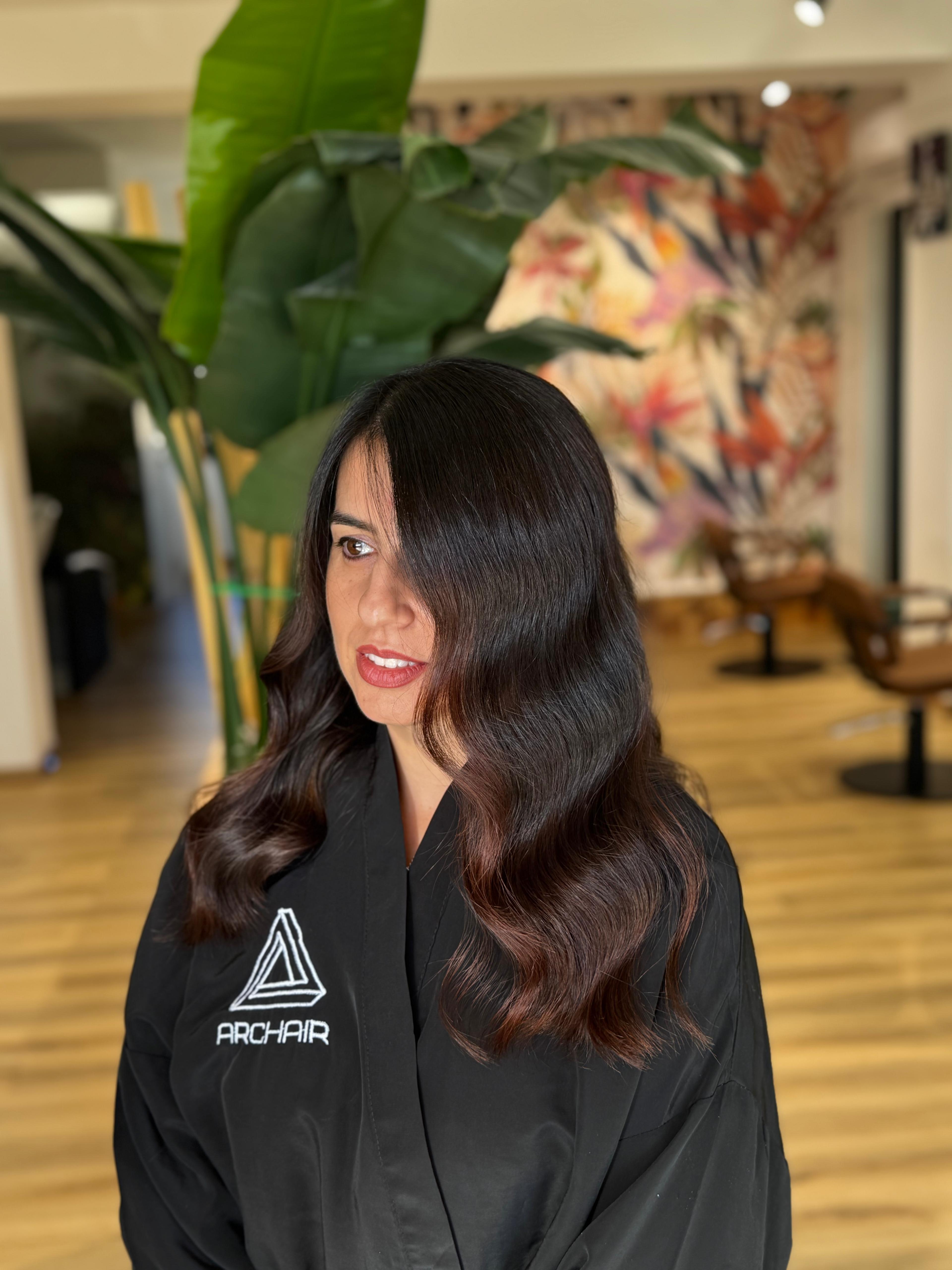 Capelli scuri — look donna